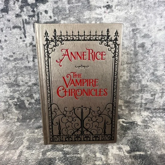 Anne Rice The Vampire Chronicles Hardcover Silver Gold Gilt Edge 3-in-1 Book - Picture 1 of 6